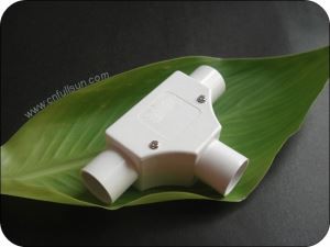 Pemasangan Tee elektrik konduit PVC