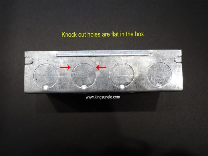 Two Gang Outlet Box